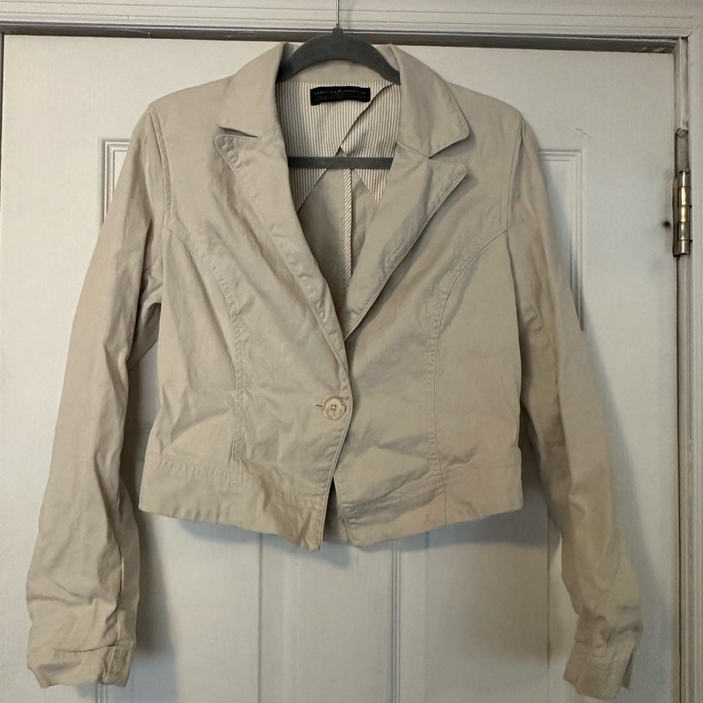 Peruvian Connection Linen Blend Tessa Jacket